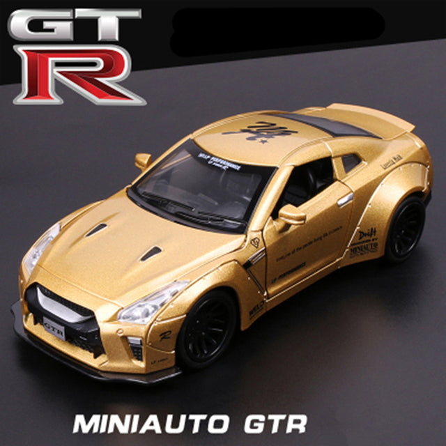 NISSAN GTR Car Metal Toy