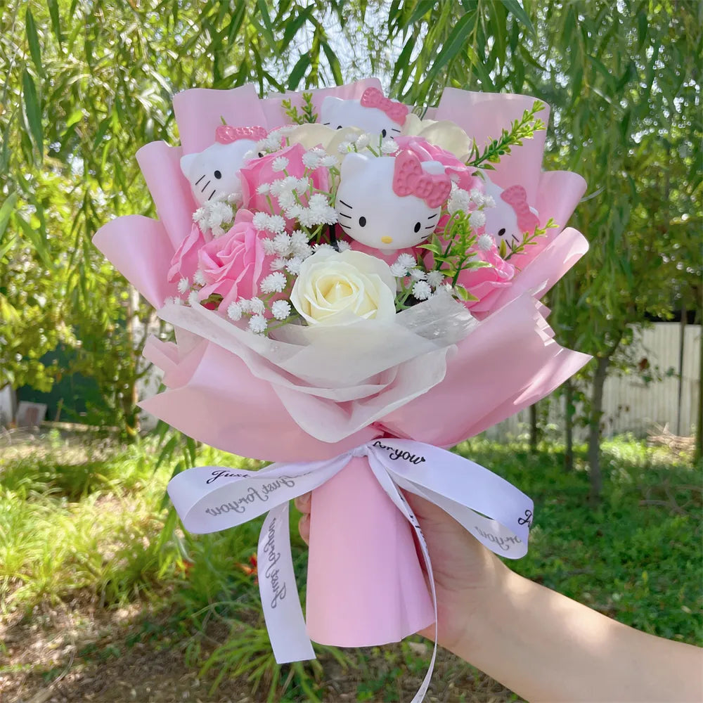 Plush Dolls Flower Bouquet