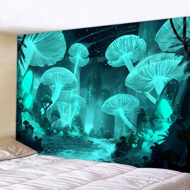 3D Fantasy Colorful Art Tapestry