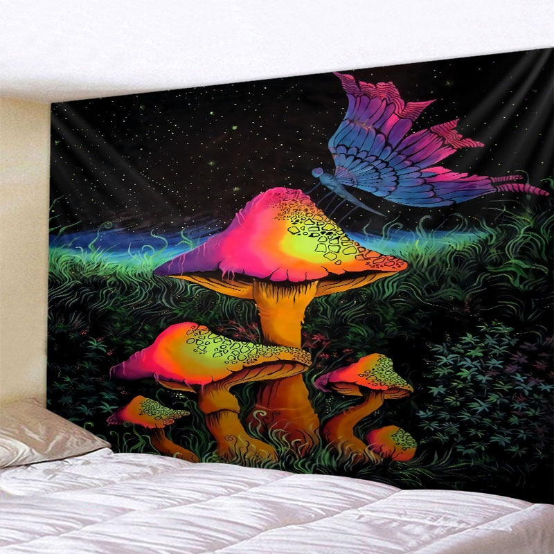 3D Fantasy Colorful Art Tapestry