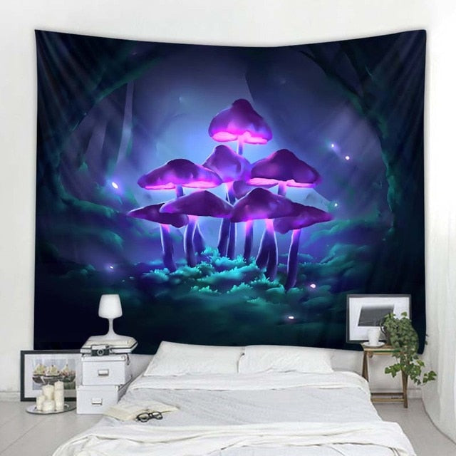 3D Fantasy Colorful Art Tapestry