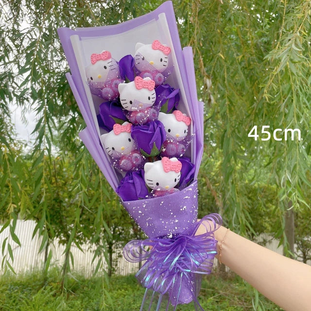 Plush Dolls Flower Bouquet