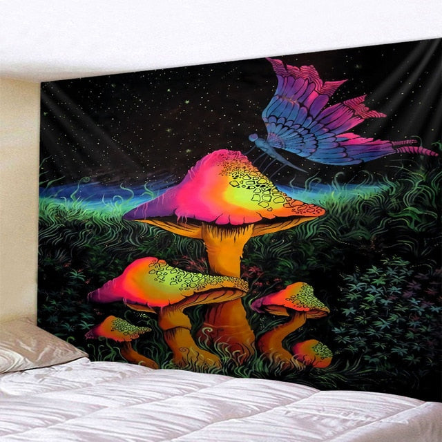 3D Fantasy Colorful Art Tapestry