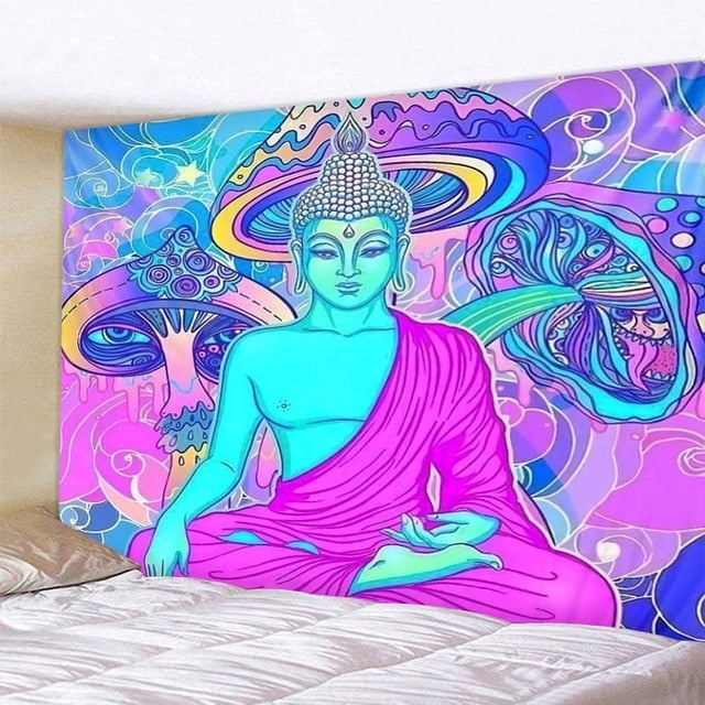 3D Fantasy Colorful Art Tapestry