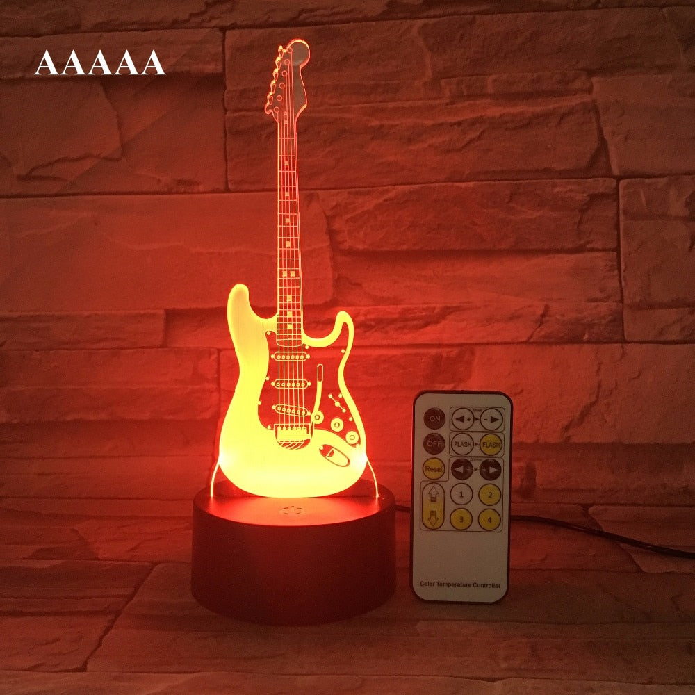 Guitar Night Light