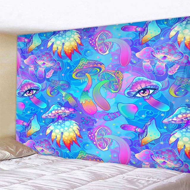 3D Fantasy Colorful Art Tapestry