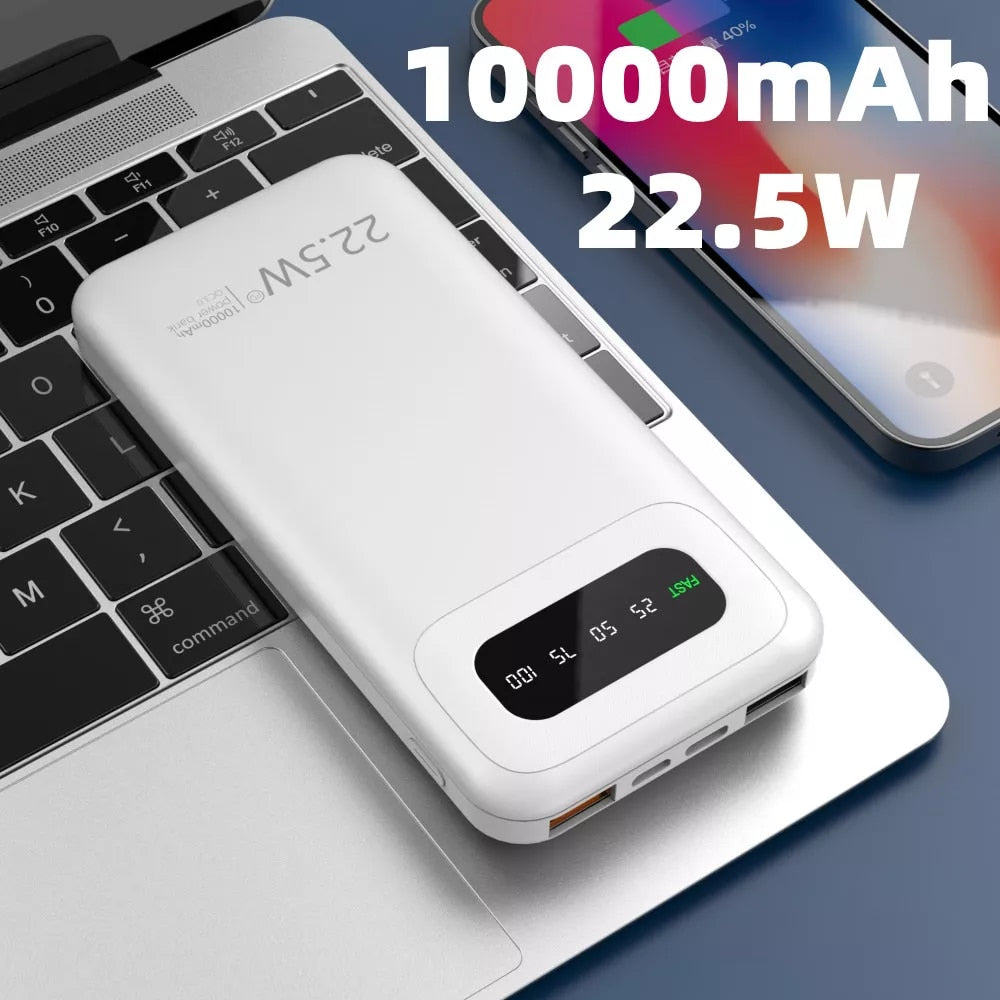 22.5W 10000mAh Taşınabilir Güç Bankası